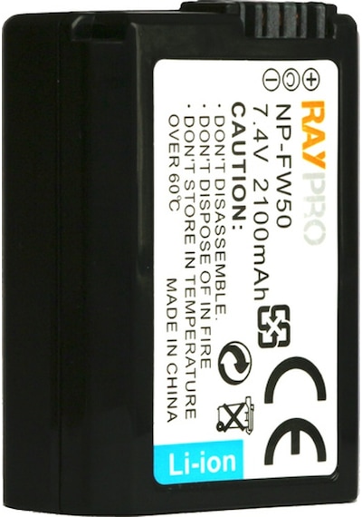 Sony A3000 A5000 A5100 A6000 A6300 A6500 için Np-Fw50 Batarya Pil