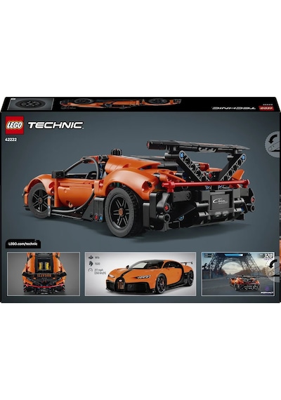 LEGO®  Technic™ Bugatti Chiron Pur Sport Hiper Araba 42222 – 9 Yaş ve Üzeri Çocuklar için Yaratıcı Oyuncak Yapım Seti (771 Parça)
