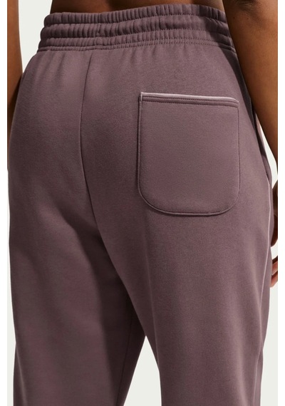 Nike Sportswear Phoenix Fleece Oversize Fit Hibrid Mid Rise Jogger Kadın Eşofman Altı Mor