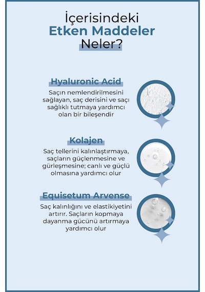 Enzym Cosmetics Saç Bakım Kompleksi Hyaluronik Asit Ve Kolajen Saç Serum 75 Ml Onarıcı, Nemlendirici