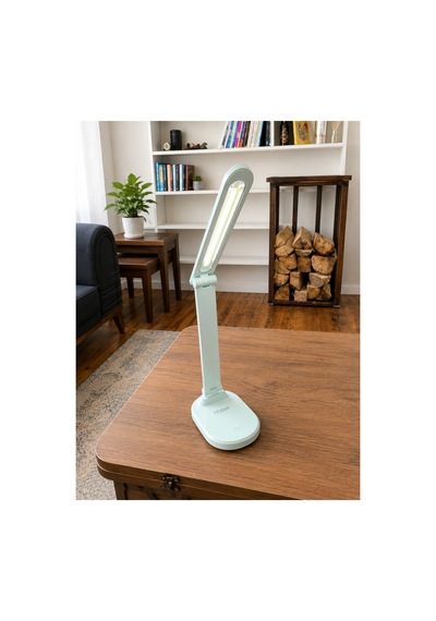 Şarjlı Led Masa Lambası 40 Led 2400 Mah Dokunmatik Katlanabilir Çalışma Lambası-beyaz Beyaz