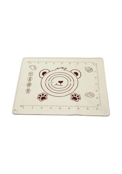Enfa 40-50 Cm Kare Kalın Silikon Hamur Matı Enf-1007 Krem
