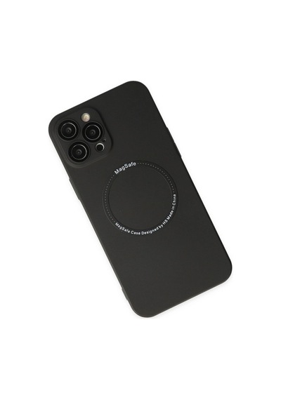 Apple İphone 12 Pro Kılıf Jack Magneticsafe Lens Silikon - Siyah Çok Renkli