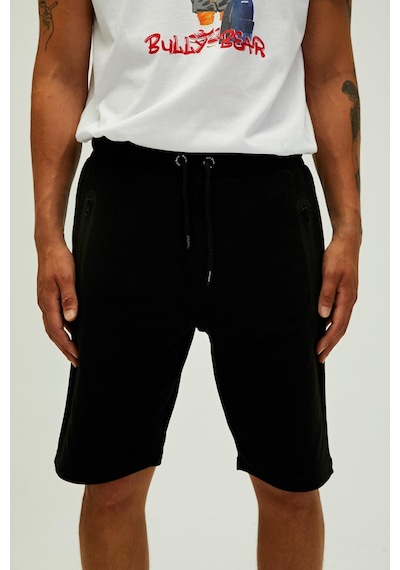 Bad Bear Erkek Şort Miles Sweatshort-23329 Siyah