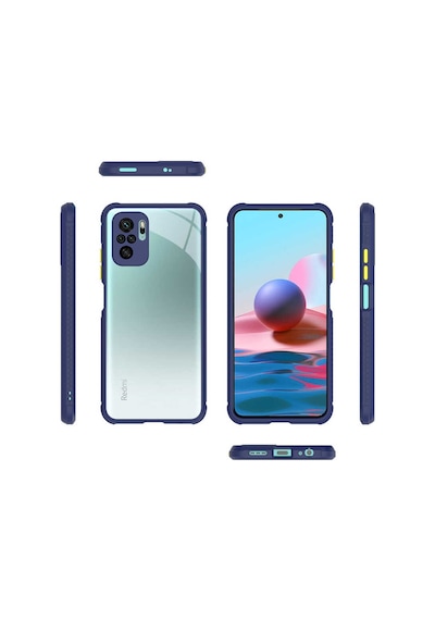Redmi Note 10s Kılıf Klfs Kaff Kapak - Kırmızı Kirmizi