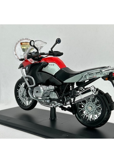 Bmw R1200 Gs 1:12 Stantsız Diecast Maket Motor Metal Model Motosiklet