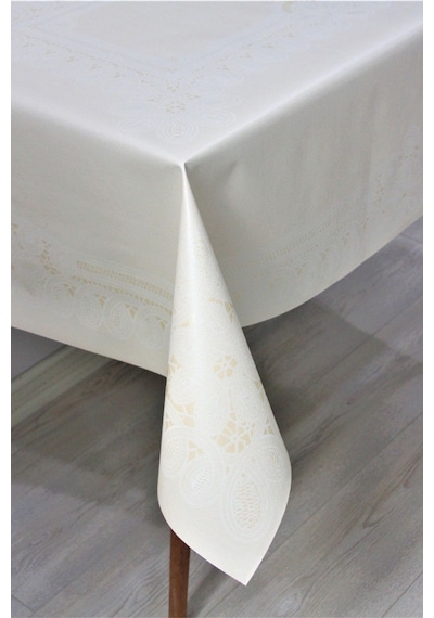 Elyaf Astarlı Silinebilir Pvc 120x160 Hazır Muşamba Masa Örtüsü - Doradüzzincir 001