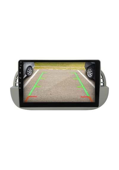 Fiat 500 Multimedya Sistemi Beyaz Çerçeve 2008-2014 Crv-4652xa 9"