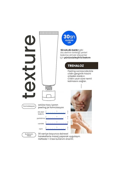 Derma Factory Aydınlatıcı ve Pürüzsüzleştirici Selüloz Peeling Gel Derma Factory Aquaporin Peeling Gel 120 ML