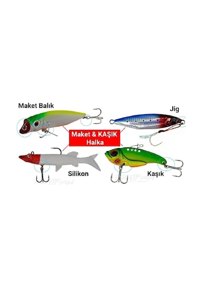 Portfish Bl-6005 Kaşık Split Halka No:7 - Standart