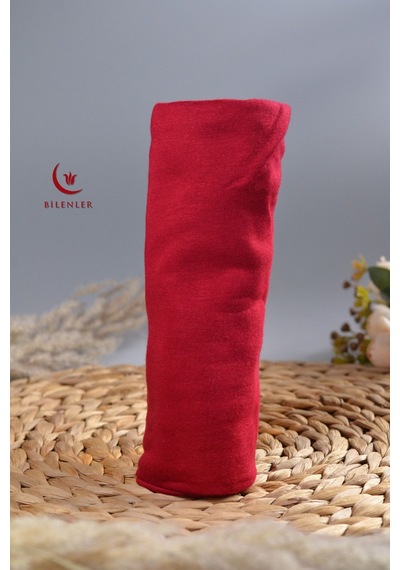 Bilenler Tesettür Penye Şal - 65 X 175 / Kırmızı Kırmızı