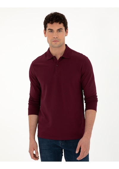Pierre Cardin Slim Fit Erkek Sweatshirt Bordo 50294438-vr014 Bordo Pierre Cardin Slim Fit Erkek Sweatshirt Bordo 50294438-vr014 Bordo