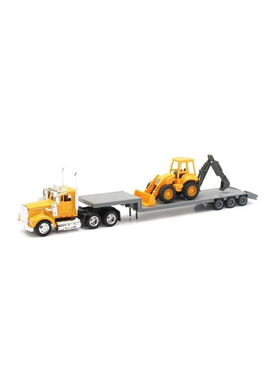 1:43 Long Haul Kenworth Taşıyıcı Tır Ve Dozer