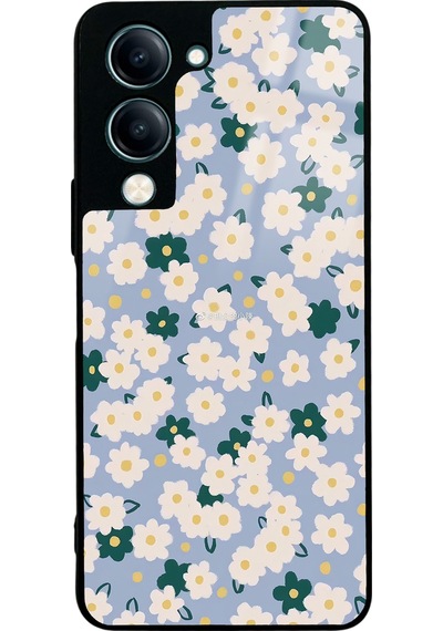 Vivo Y04 Daisy Pattern Tasarımlı Glossy Telefon Kılıfı Çok Renkli