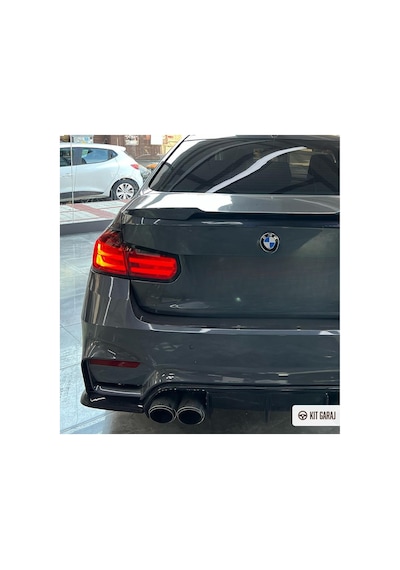 Kit Garaj Bmw F30 - F80 M3 2012-2018 Vorsteiner Set 3 Parça Difüzör Plastik Boyasız