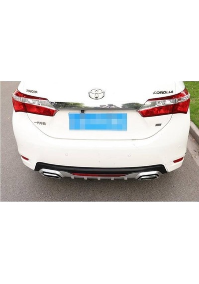 Toyota Corolla Uyumlu Difüzör 2013-2018 Amg Difizör
