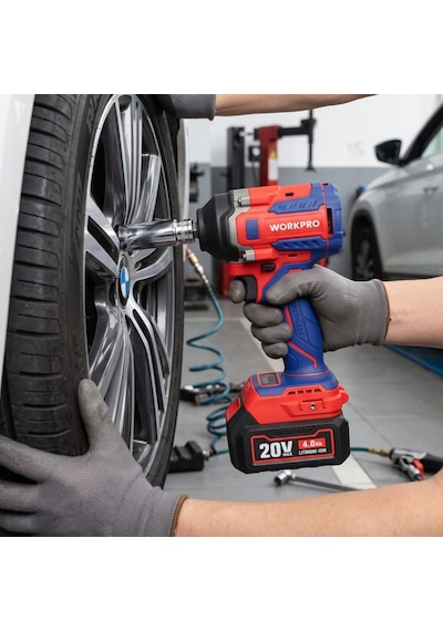 Workpro Wp390207 20volt 1/2 550nm Kömürsüz Profesyonel Şarjlı Somun Sıkma Akü Dahil Değildir