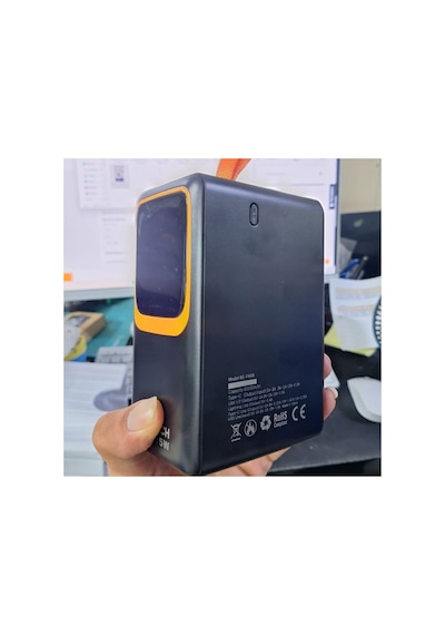 80000 Mah 22.5w Hızlı Şarj Powerbank 6 Çıkışlı Dahili 3 Kablolu Led Fenerli Dijital Göstergeli- Re-f408 Diğer