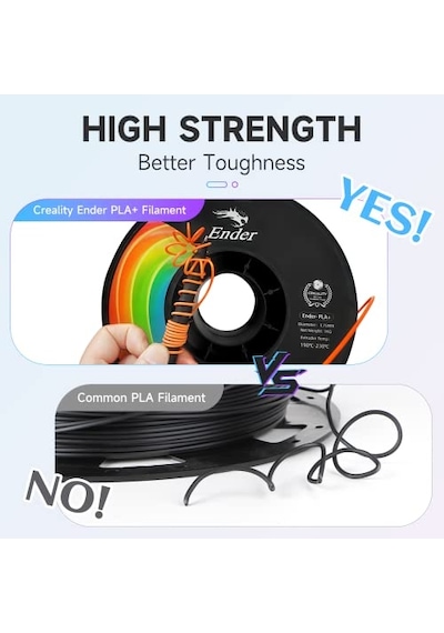 Resmi 3d Yazıcı Filament Ender Pla Pro Filament, Pla+ 3d Baskı Filamenti, Dayanıklı Ve Dayanıklı, Boyutsal Doğru Genel