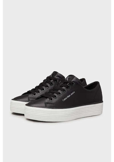 Calvin Klein Bayan Ayakkabı Yw0yw01633 0gm Siyah-beyaz Siyah-beyaz Siyah - Beyaz