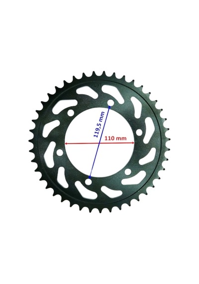 Gear5 Arka Dişli 43t Oem - Yamaha R25,mt25