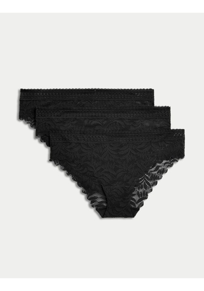Marks & Spencer 3'lü Flexifit Brazilian Külot Seti Siyah