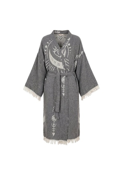 Brandsmiths Anthracite Crescent Eye Kimono Sarı
