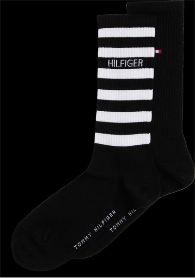 Tommy Hilfiger Th Men Sport Sock 2p Breton Strı Erkek Gri Çorap - S701236735