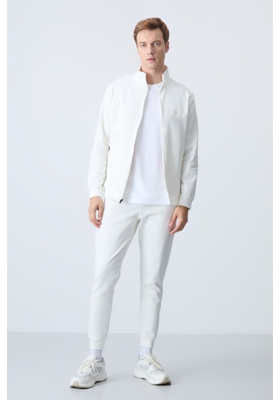 Tommy Life Hugo Ekru Jogger Erkek Eşofman Takım - 85198 Ekru