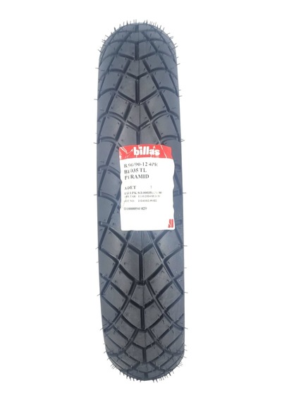 Motosiklet Lastik 90/90-12 Tl Tubeless - Dubleks