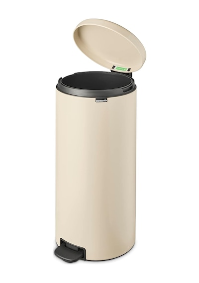Brabantia - Newıcon Pedallı Çöp Kovası 30 L Mutfak İçin Büyük Çöp Kutusu Yumuşak Kapanan Kapak Kol Diğer