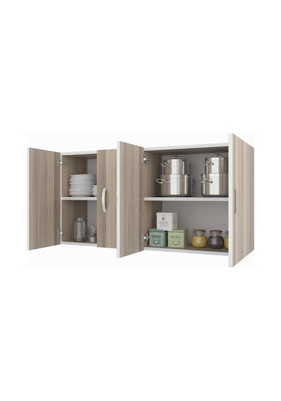 Kenzlife hazır mutfak merta crd 060*120*22 mutfak banyo dolabı kapaklı raflı