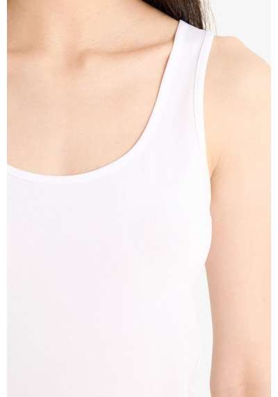 Defacto Regular Fit Pamuklu Atlet-fall İn Love R9041az25auwt34 Beyaz