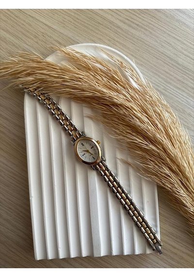 Rub045 25 Mm Rubsey Retro Minimal Hasır Kordon Vintage Kadın Kol Saati Siyah
