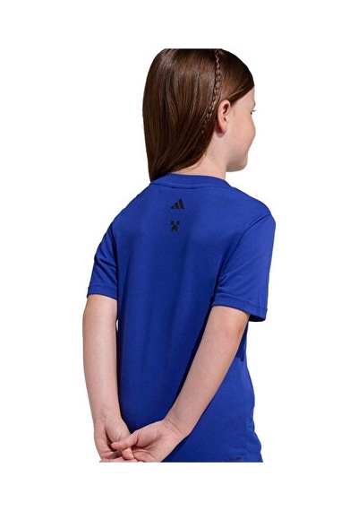 Adidas Lk Mc Tr Tee Çocuk Günlük Tişört Ka0249 Mavi Mavi