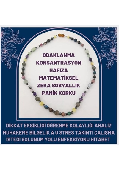 Gizemlidogaltas Kiz Öğrenci Kolyesi Hafiza Dikkat Eksikliği Okul Başarisi Matemat Gümüş