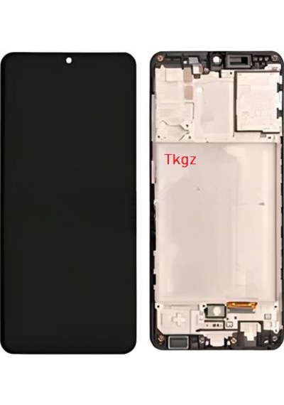 Tkgz Samsung Galaxy Uyumlu A31 - Sm-a315 Lcd Ekran Dokunmatik Service Pack - Full Çıtalı
