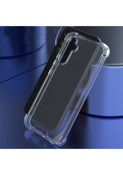 Mobilteam Galaxy Uyumlu A14 Kılıf Nitro Anti Shock Silikon - Renksiz Renksiz