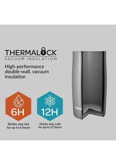 Huron Pro Snapseal Termos Bardak 470 Ml Siyah Çok Renkli