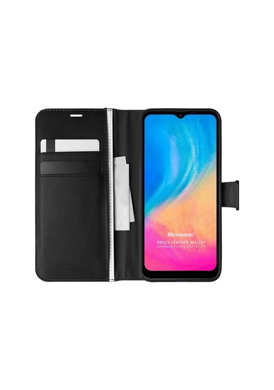 Microsonic Reeder P13 Blue Max Pro Lite Kılıf Delux Leather Wallet