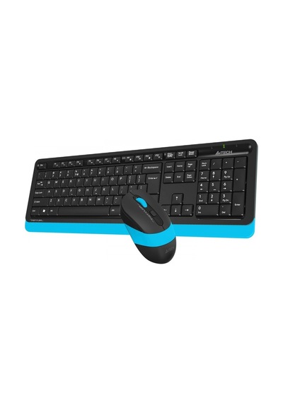 A4 TECH FG1010 KABLOSUZ STANDART MAVİ Q KLAVYE+MOUSE
