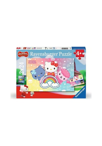 Ravensburger Çocuk Puzzle 2x24 Parça Hello Kitty Rpk120010340
