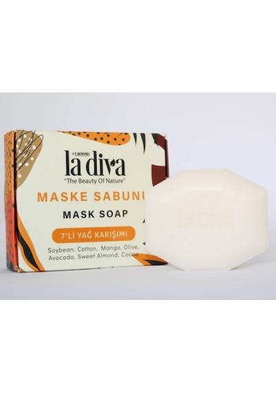 La Diva 7'li Yağ Karışımlı Maske Sabunu 2 x 100 G
