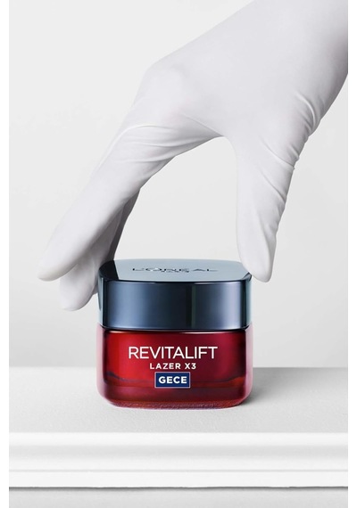 Lexroo Revitalift Lazer Yoğun Yaşlanma Karşıtı Gece Bakım Kremi 50 Ml