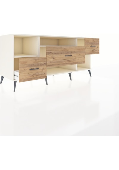 Kronos Konsol 2 Raflı 3 Çekmeceli 176x59x83 Aytaşı-aytaşı/çam Aytaşı/çam Kronos Konsol 2 Raflı 3 Çekmeceli 176x59x83 Aytaşı-aytaşı/çam Aytaşı/çam