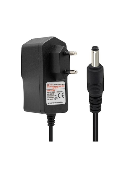 Pm-17361 7.8 Volt - 1.2 Amper 3.5 1.35 Mm Uçlu Plastik Kasa Adaptör