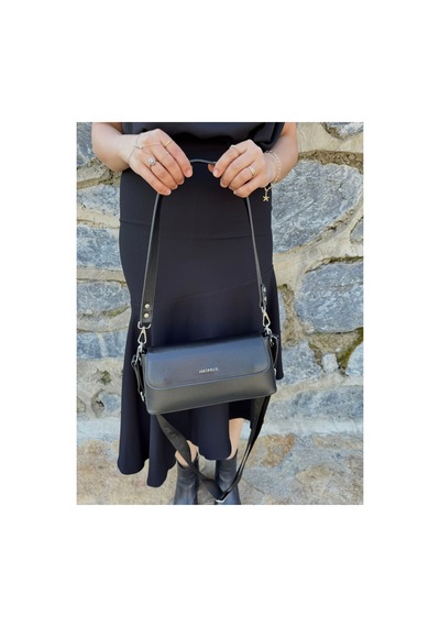 Just Polo Kadın Yeni Sezon Çapraz Askılı Günlük & Özel Günlere Uygun Şık El Ve Omuz Çantası Ebat: 28 X 13 Cm Siyah 17609241