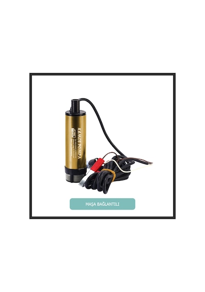 Kızılırmak 12 Volt Alüminyum Dalgıç Tipi Sıvı Aktarma Pompası Filtreli