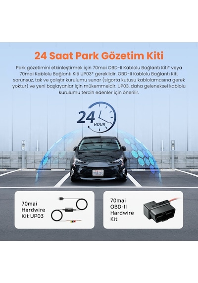 70mai M310 Plus 3K Ön Araç Kamerası