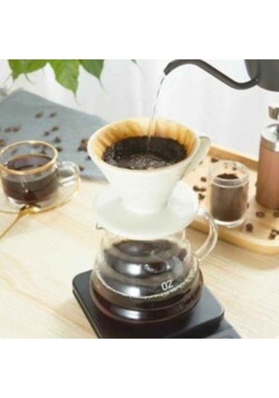 Epinox FSB-2 Seramik Kahve Demleme Dripper Beyaz